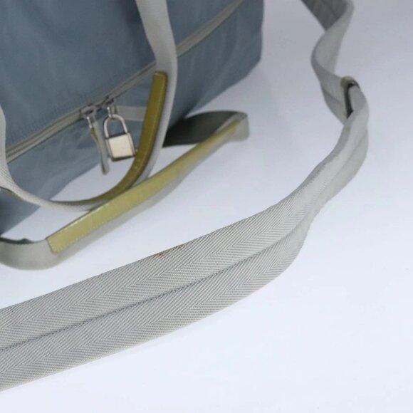 PRADA Boston Bag Nylon 2way Light Blue Auth 99483 - Picture 8 of 16